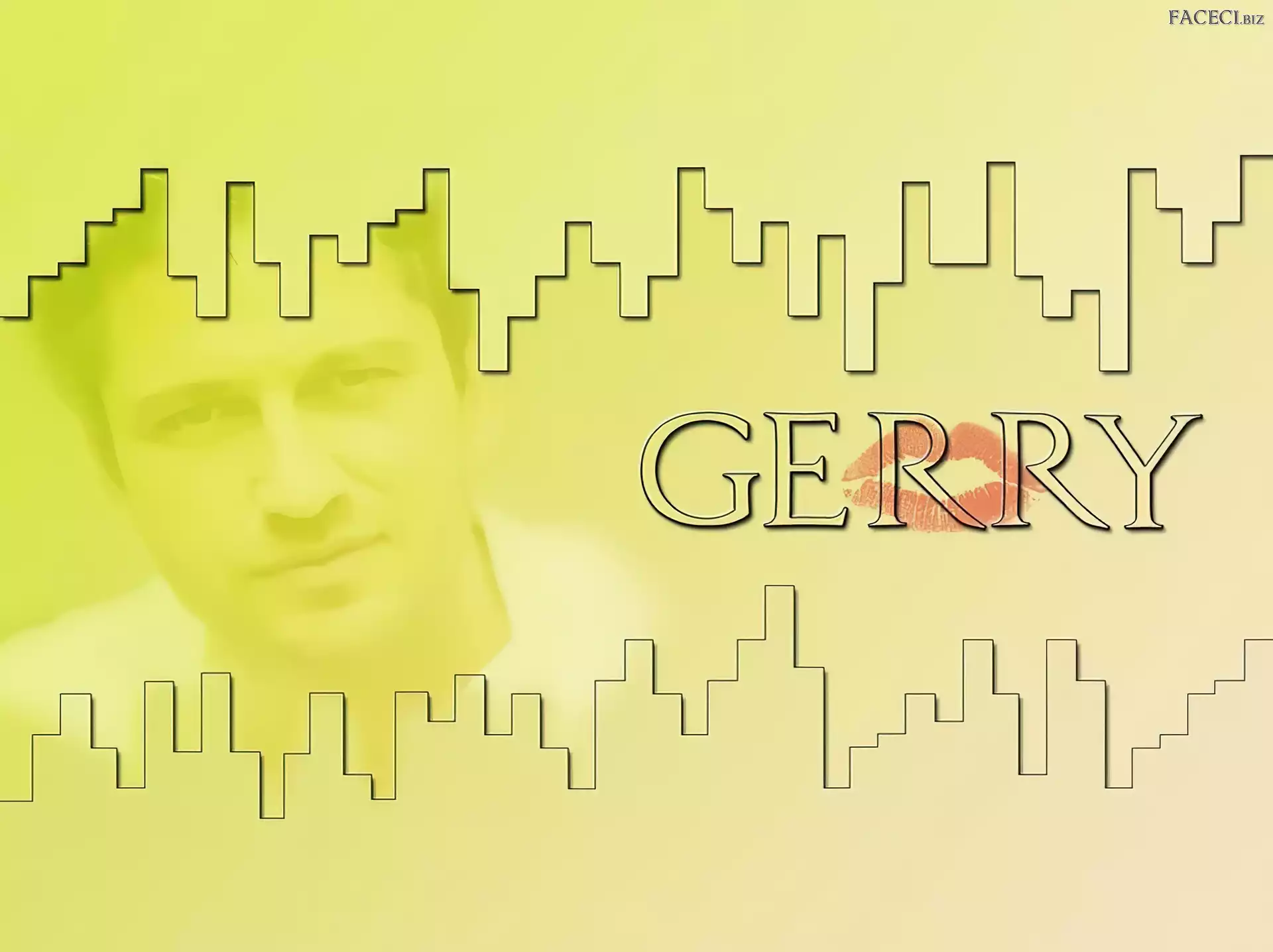 czerwone usta, Gerard Butler